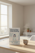 How to Stop Overthinking – Lifestyle Product Shot