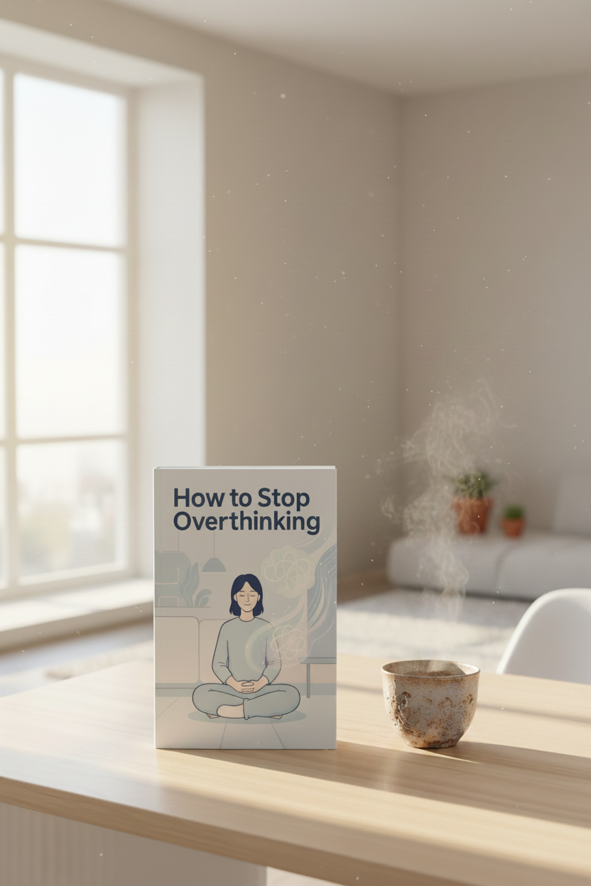 How to Stop Overthinking – Lifestyle Product Shot